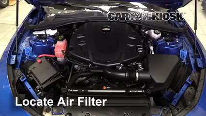 2016 Chevrolet Camaro LT 3.6L V6 Filtre à air (moteur) Contrôle